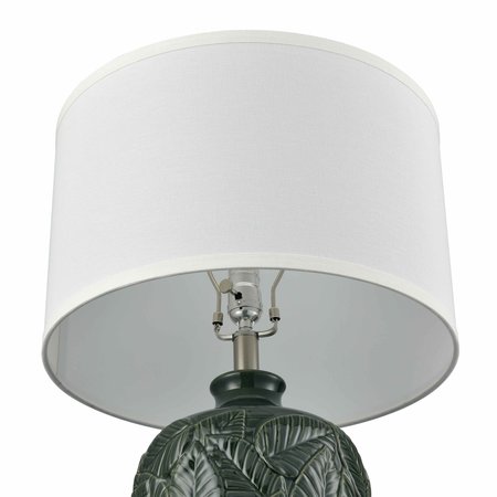 Elk Studio Goodell 275'' High 1Light Table Lamp, Green Glaze, Includes LED Bulb S0019-11148-LED